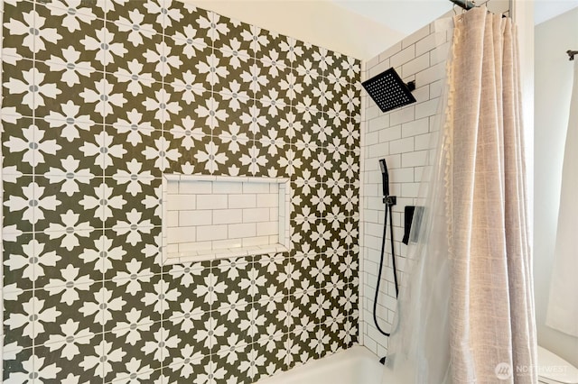 4027 S 275th Pl, Auburn, WA 98001 - bathroom with a shower with shower curtain