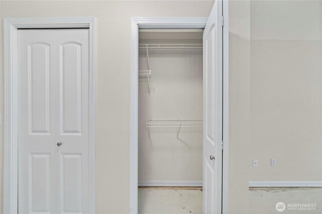 view of closet