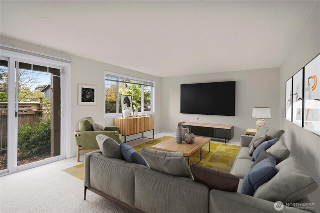 view of living area