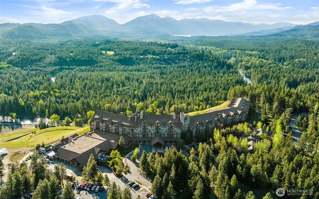 3600 Suncadia Trl Unit 4018, Cle Elum, WA 98922 - birds eye view of property with a mountain view and a forest view