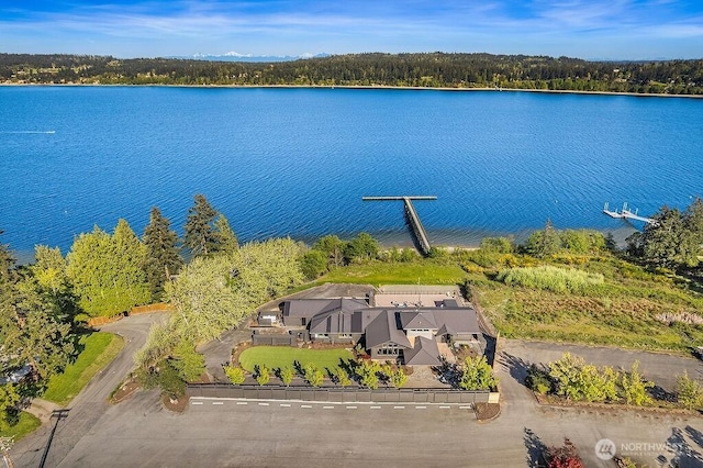 5023 Harbor Hills Dr, Freeland, WA 98249 - aerial view with a water view