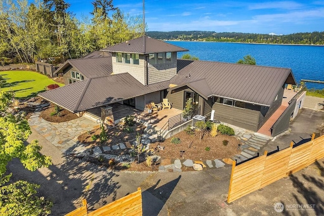 5023 Harbor Hills Dr, Freeland, WA 98249 - birds eye view of property with a water view