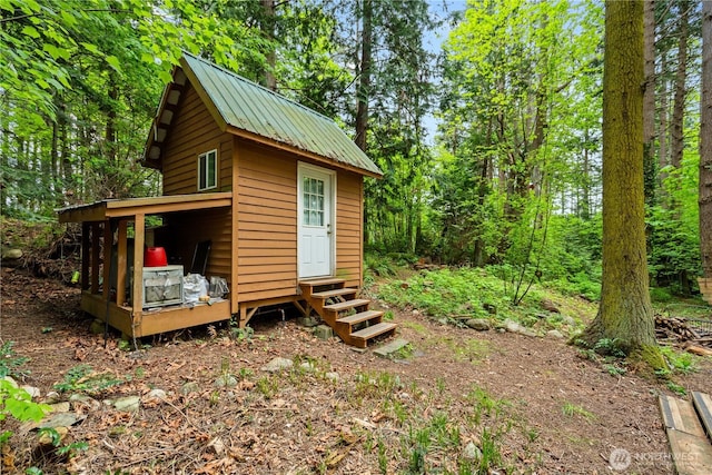 89 Eliza Is, Bellingham, WA 98226 - view of outdoor structure featuring an outdoor structure and entry steps