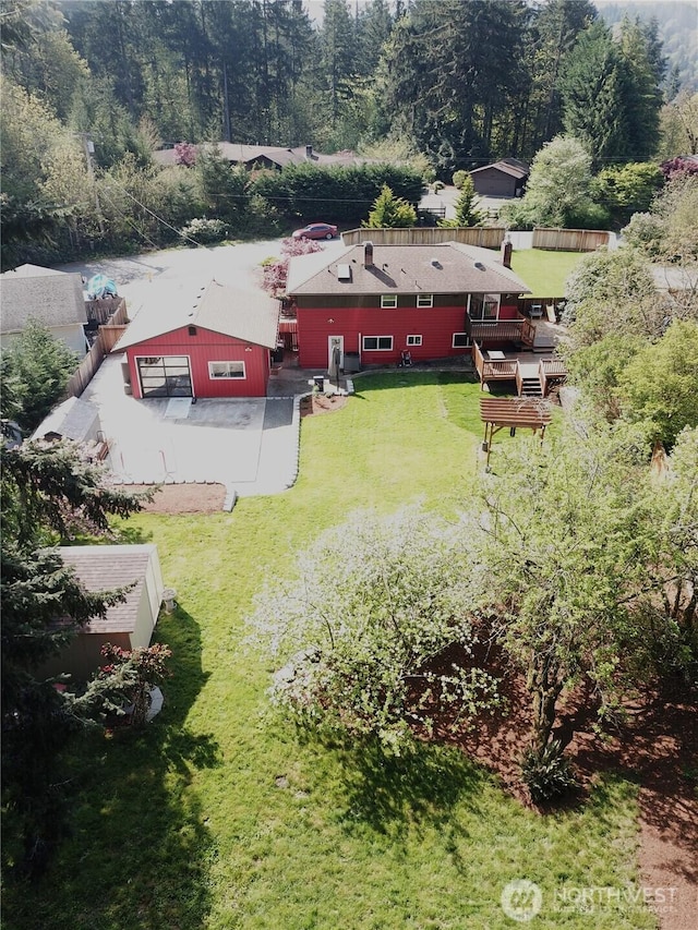 drone / aerial view