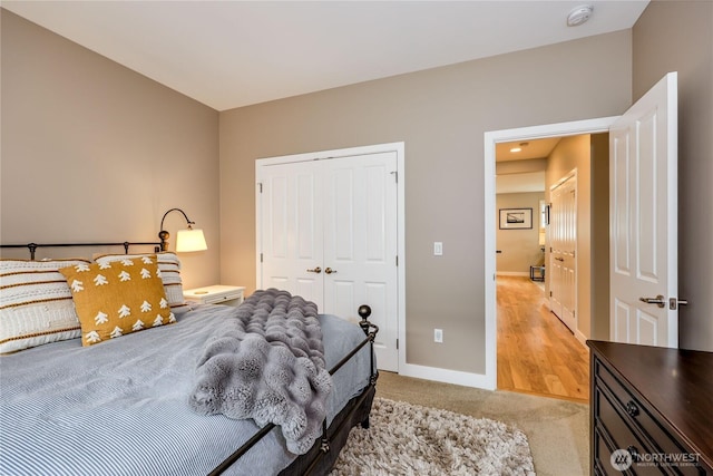 110 Blue Glacier Loop, Sequim, WA 98382 - bedroom featuring light colored carpet, baseboards, and a closet