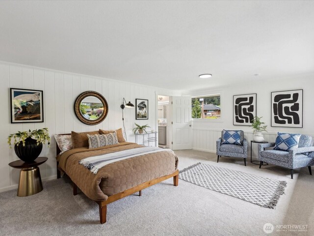 bedroom with carpet flooring