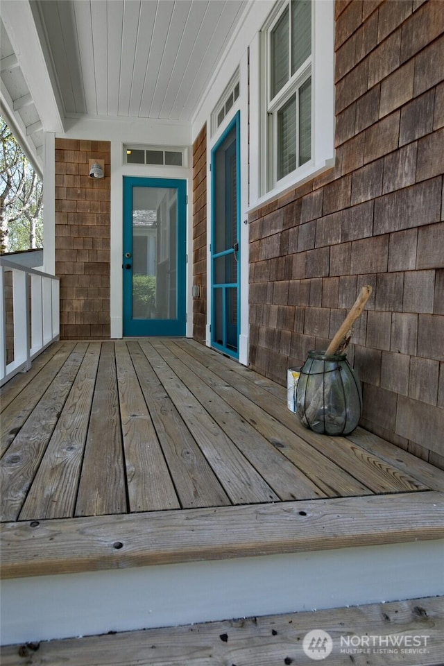 view of deck