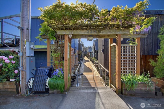 view of entrance to property