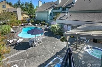 2534 S 317th St Unit 103, Federal Way, WA 98003 - community pool featuring a patio area