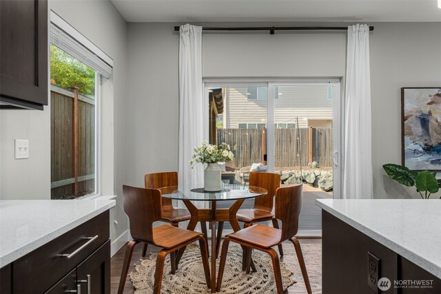 1221 199th St SE, Bothell, WA 98012 - dining room with wood finished floors and baseboards