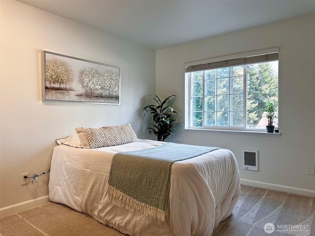 215 100th St SW Unit B307, Everett, WA 98204 - bedroom featuring heating unit, carpet, and baseboards