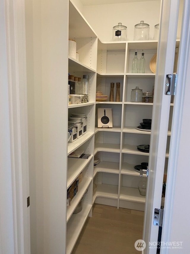 view of pantry
