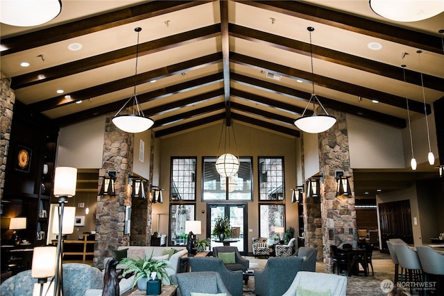 lobby featuring visible vents