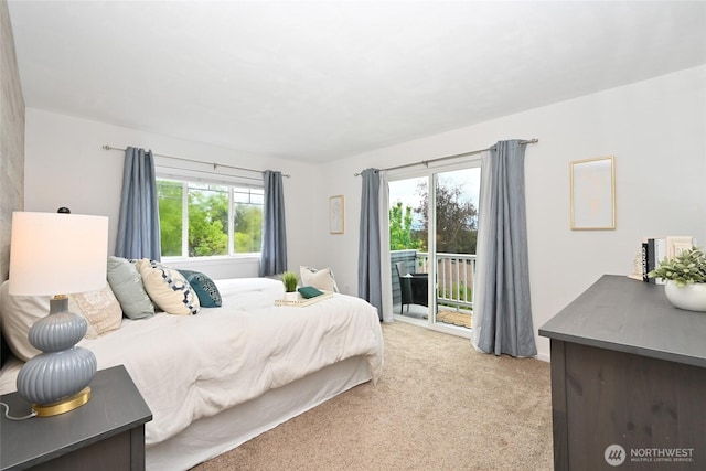 10839 35th Ave SW, Seattle, WA 98146 - bedroom with access to outside and light colored carpet