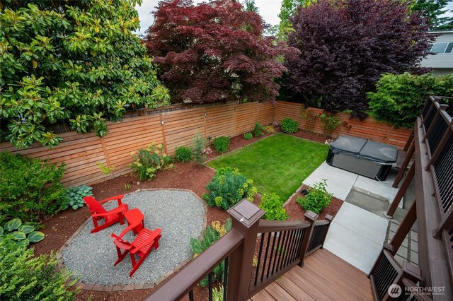 10839 35th Ave SW, Seattle, WA 98146 - view of yard featuring a patio