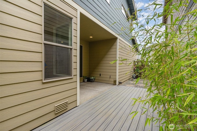 deck with a patio area