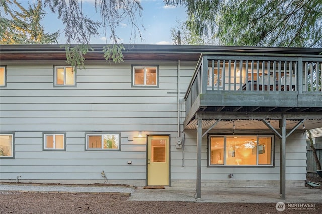 view of rear view of house