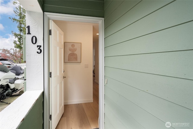 view of entrance to property