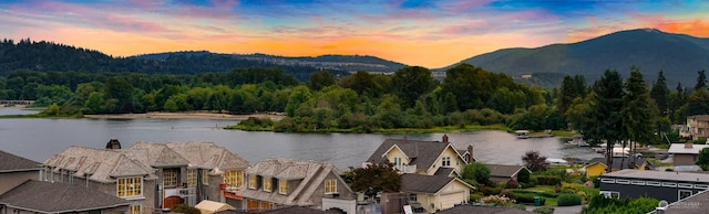 4888 194th Ave SE, Issaquah, WA 98027 - property view of water featuring a mountain view and a wooded view