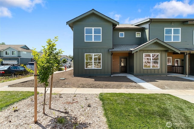 4226 Melrose Ln, Bellingham, WA 98226 - view of front of property with board and batten siding and roof with shingles