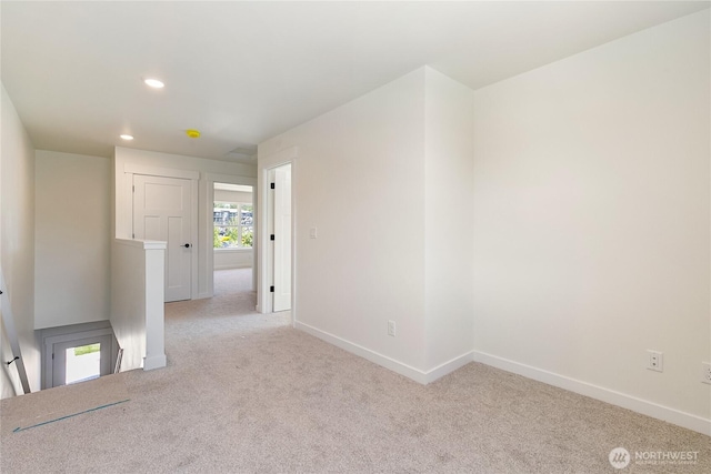 4226 Melrose Ln, Bellingham, WA 98226 - carpeted empty room featuring baseboards and recessed lighting