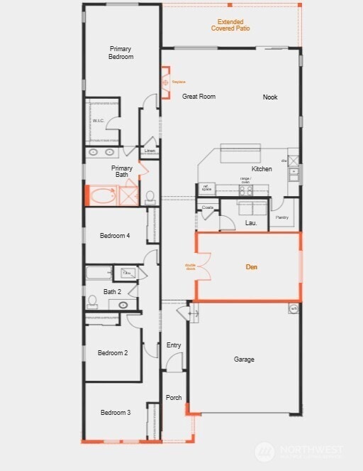 17240 126th St E Unit 208, Bonney Lake, WA 98391 - floor plan / room layout