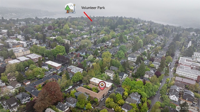 bird's eye view featuring a residential view
