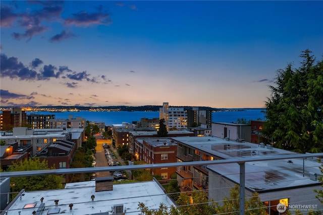 exterior space with a view of city
