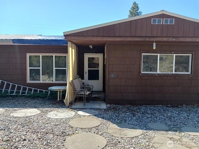 view of rear view of property