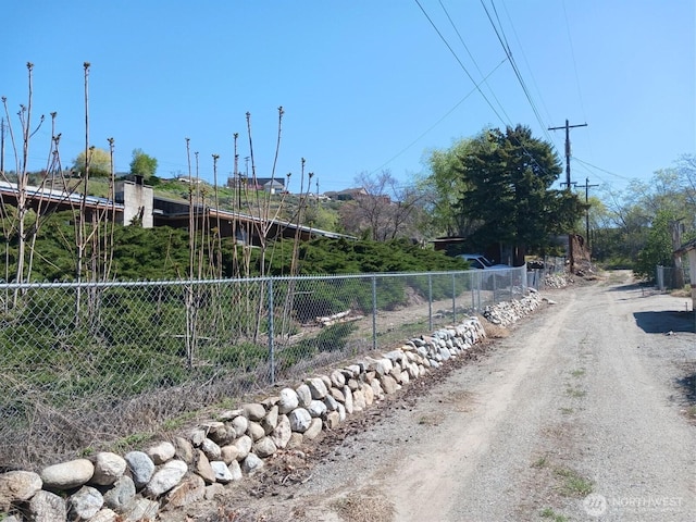 view of road