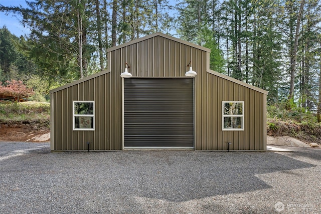 view of outbuilding