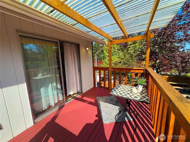 27526 26th Ave S, Federal Way, WA 98003 - wooden terrace with a pergola