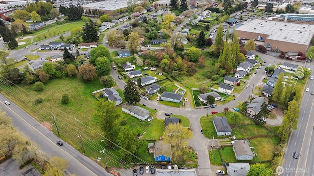 aerial view featuring a residential view