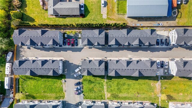 bird's eye view featuring a residential view