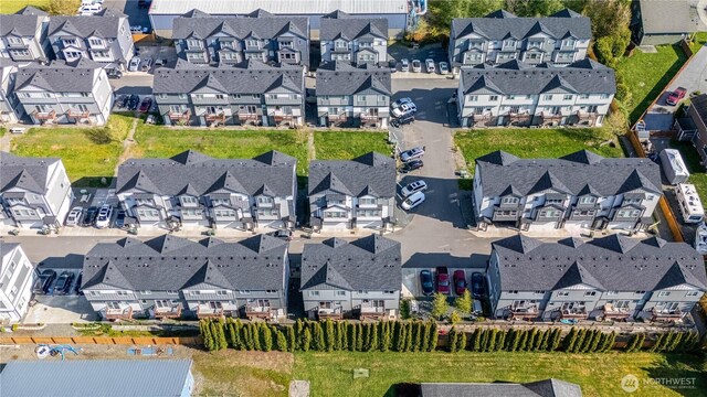 bird's eye view featuring a residential view