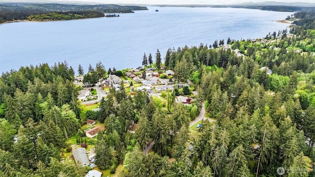 12916 97th Ave NW, Gig Harbor, WA 98329 - birds eye view of property featuring a water view