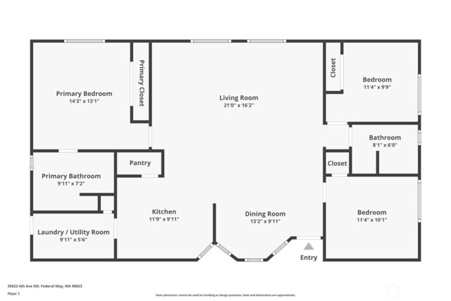 35622 4th Ave SW, Federal Way, WA 98023 - plan