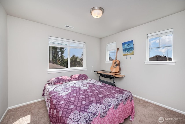 24524 96th Ave S, Kent, WA 98030 - bedroom featuring carpet, multiple windows, and baseboards