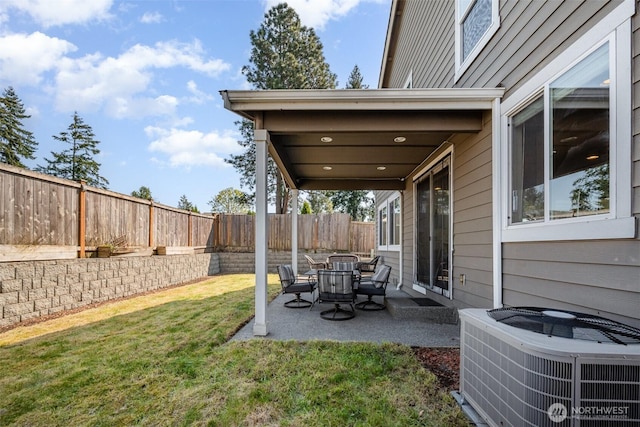 24524 96th Ave S, Kent, WA 98030 - view of yard with a patio area and central air condition unit