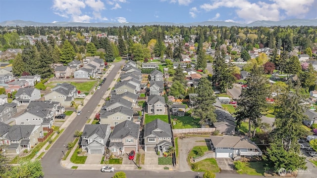 24524 96th Ave S, Kent, WA 98030 - aerial view of residential area with a mountain backdrop