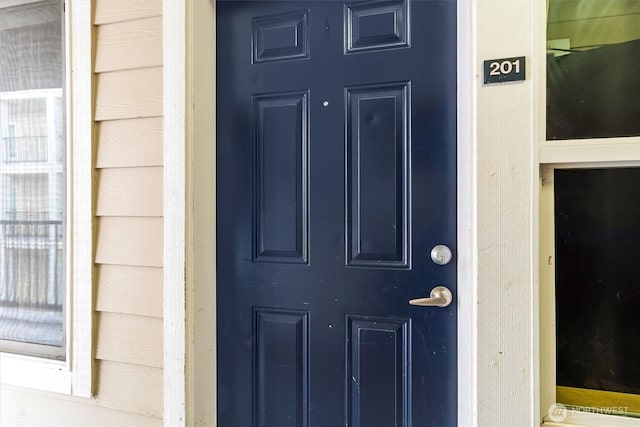view of property entrance