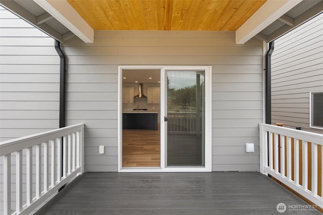 view of deck