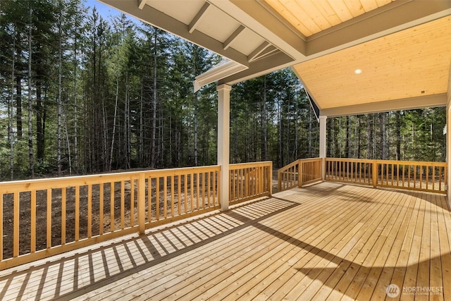 view of deck