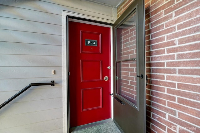 view of entrance to property