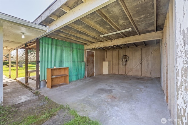 view of stable