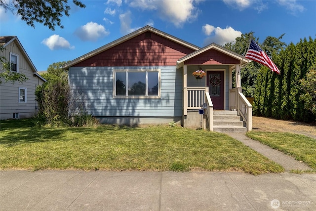 122 W Dayton Ave, Dayton, WA 99328 - view of front of house with a front yard