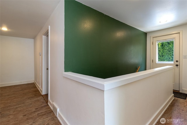122 W Dayton Ave, Dayton, WA 99328 - hall featuring wood finished floors and baseboards