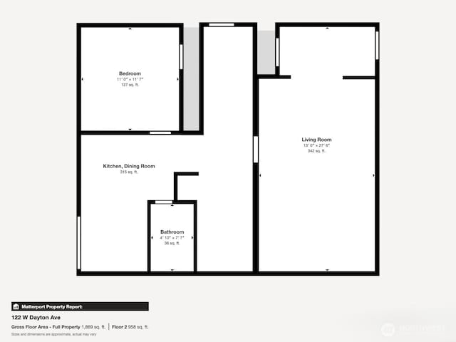 122 W Dayton Ave, Dayton, WA 99328 - room layout