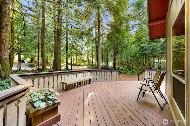18016 Glacier Rim Dr, Glacier, WA 98244 - view of wooden terrace