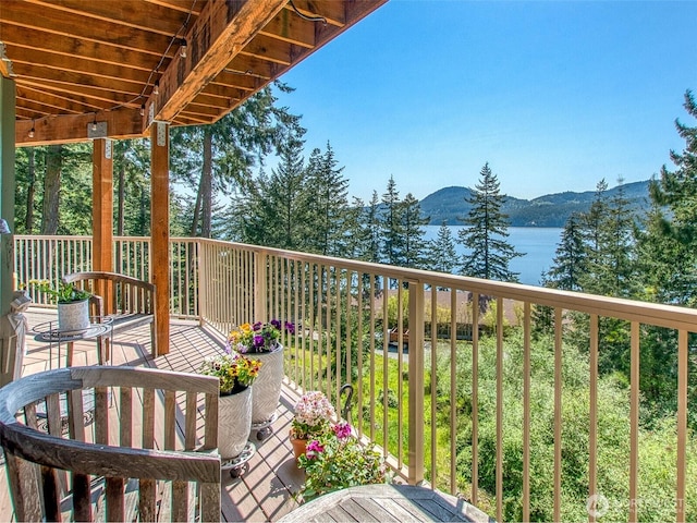 1917 Rosario Rd Unit 2115, Orcas Island, WA 98245 - balcony with a mountain view